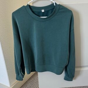 Lululemon Green Teal Crewneck Sweatshirt
